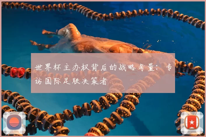 世界杯主办权背后的战略考量：专访国际足联决策者