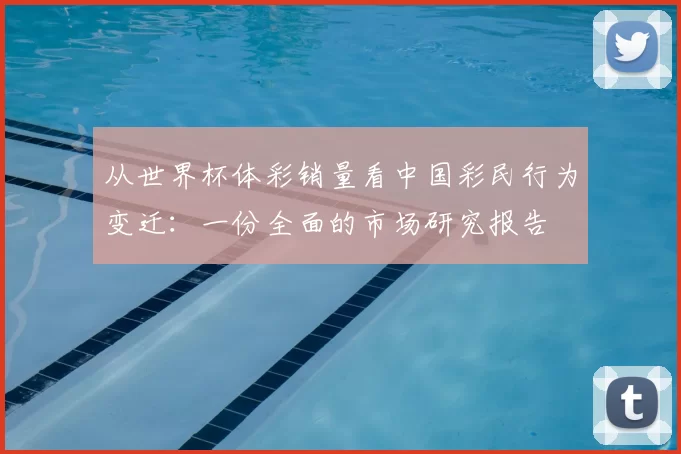 从世界杯体彩销量看中国彩民行为变迁：一份全面的市场研究报告